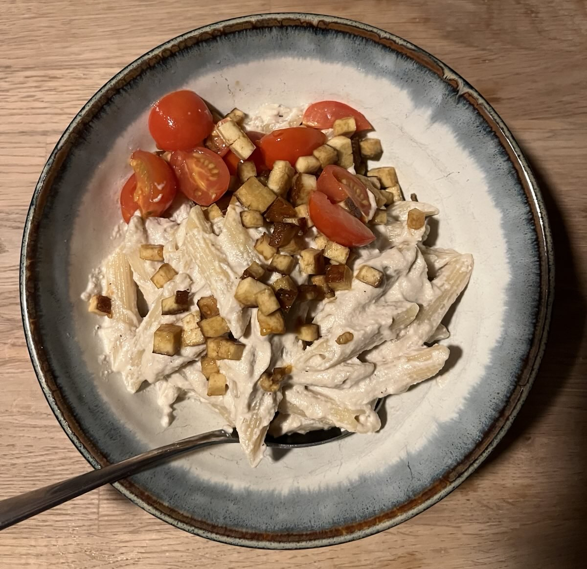 Pasta mit Cashewsosse